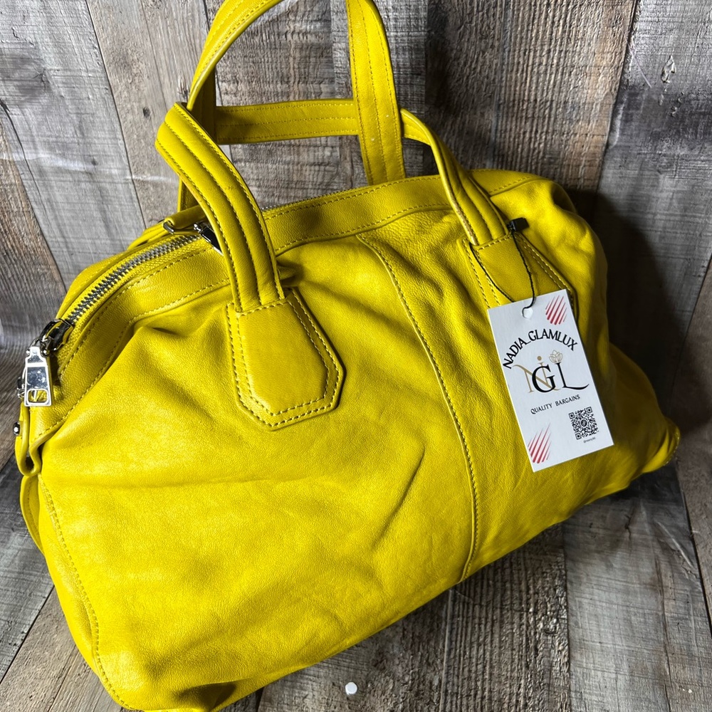 Finn Esker Yellow Women's shoulder Crossbody Bag - Picture 13 of 16